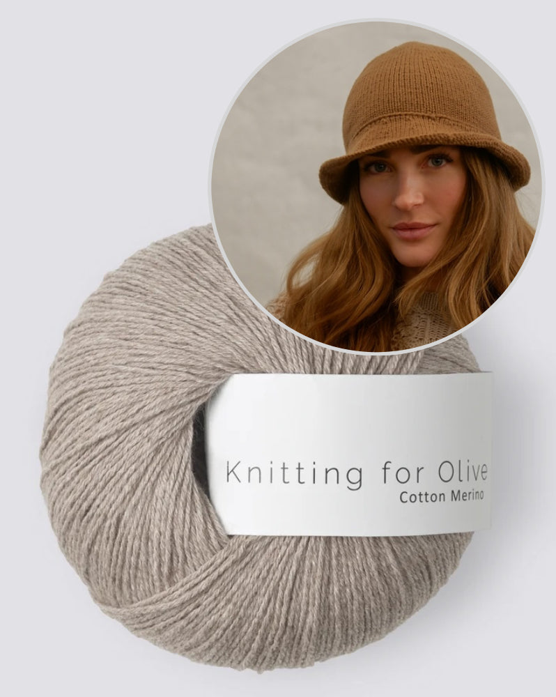 Shadow Hat von Knitting for Olive mit Cotton Merino 9