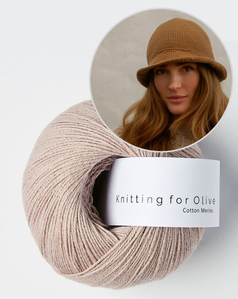 Shadow Hat von Knitting for Olive mit Cotton Merino 10