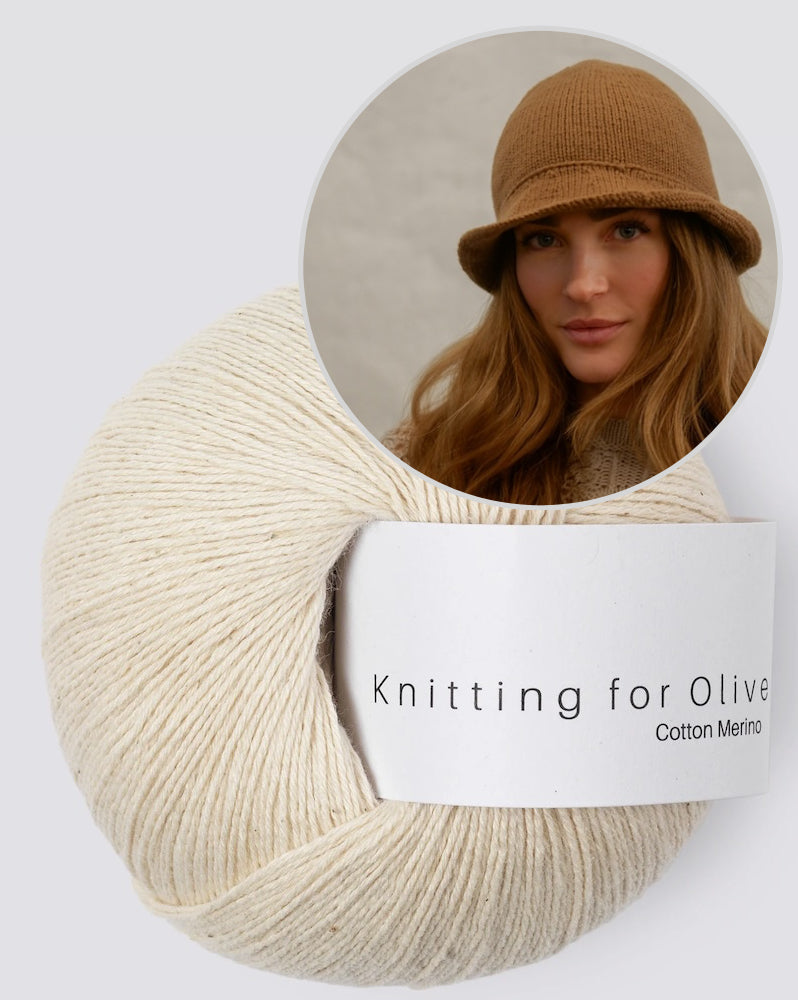Shadow Hat von Knitting for Olive mit Cotton Merino 13