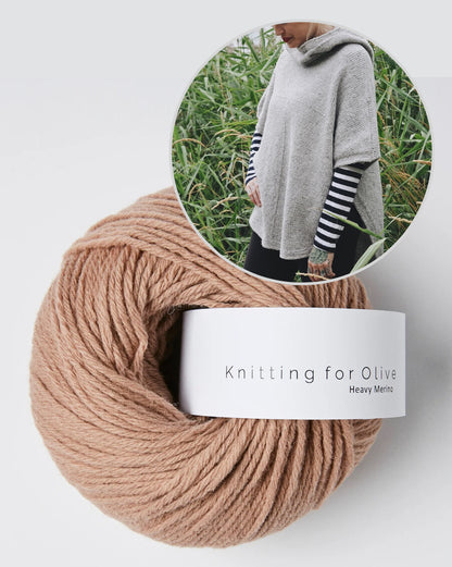 Sheltered Poncho von Andrea Mowry mit Heavy Merino von Knitting for Olive 19