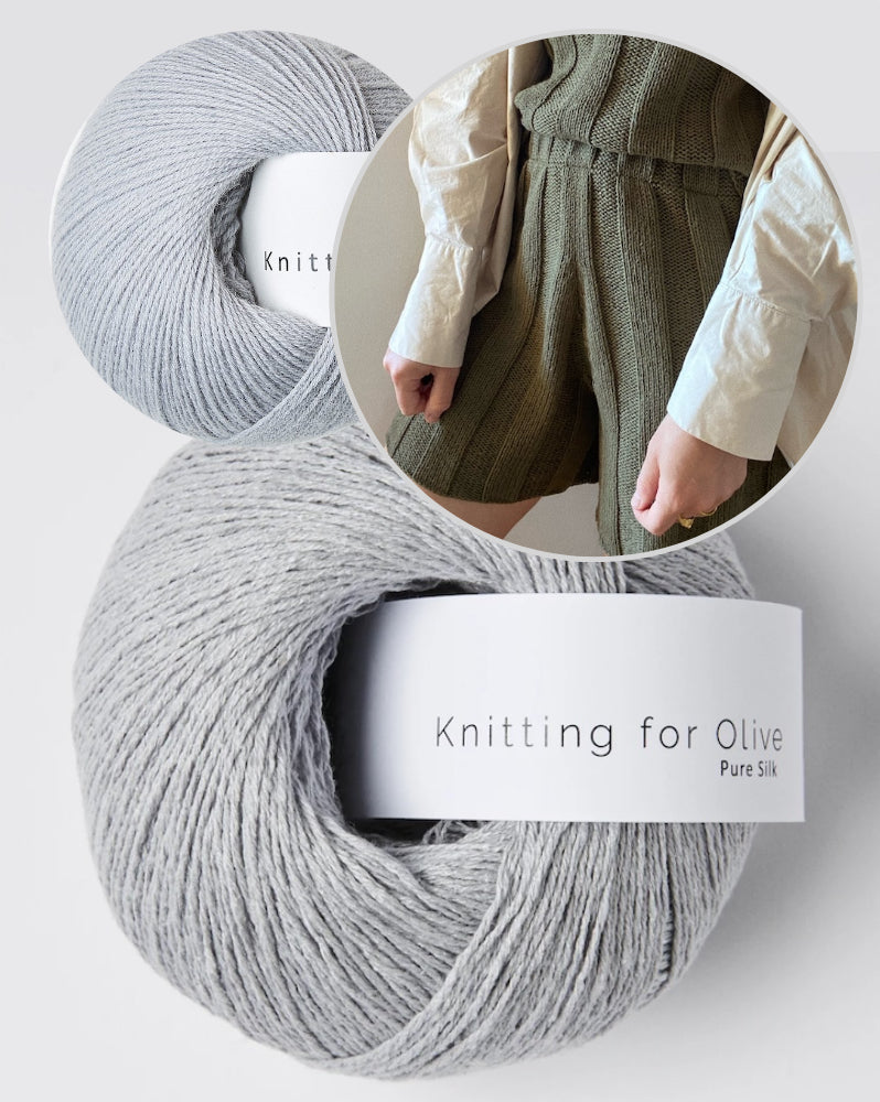 My Favourite Things Knitwear Shorts No. 1 mit Pure Silk und Merino von Knitting for Olive 11