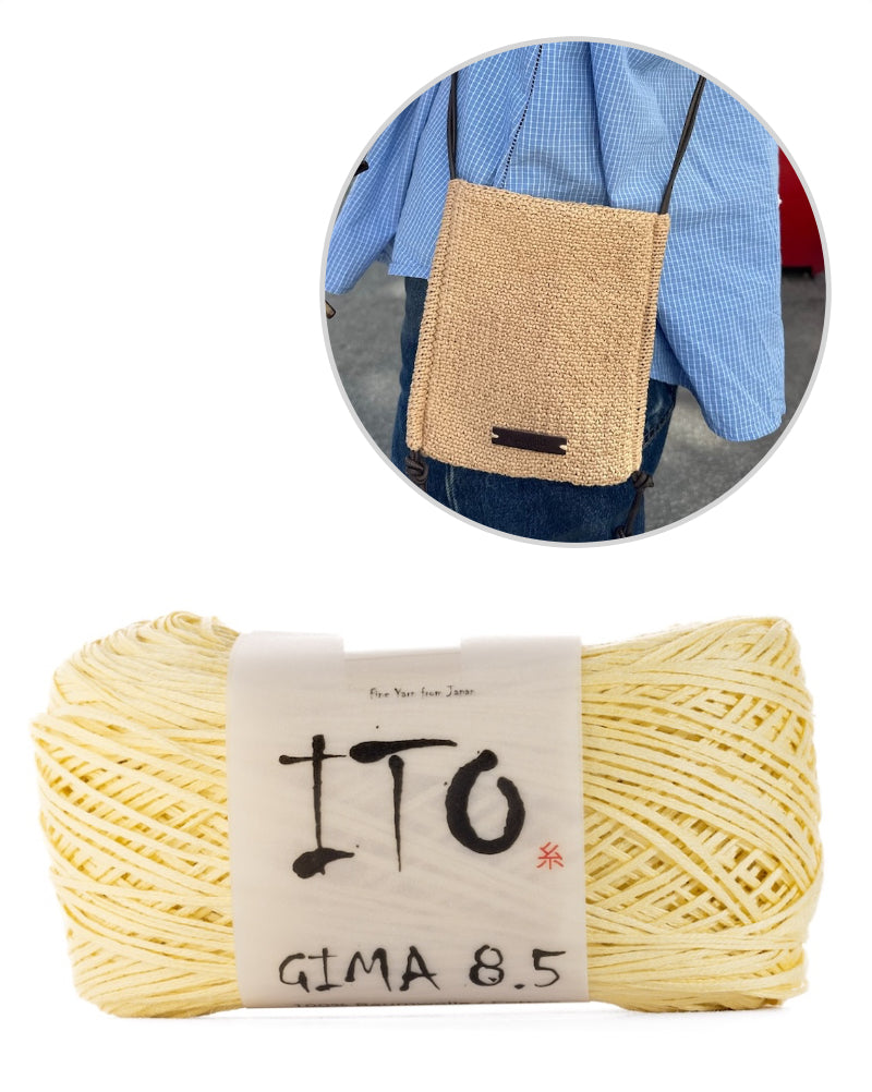 Sienna Bag von PetiteKnit mit Gima von ITO Yarn 22