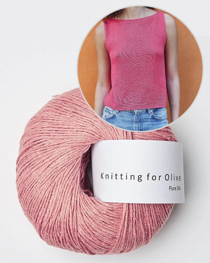 Top Sigrid | ligne A délicate en pure soie de Knitting for Olive