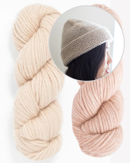 Skov | extra mjuk mössa i Woolfolks luftgarn