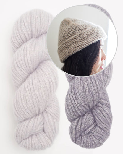 Skov | extra mjuk mössa i Woolfolks luftgarn