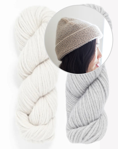 Skov | extra mjuk mössa i Woolfolks luftgarn