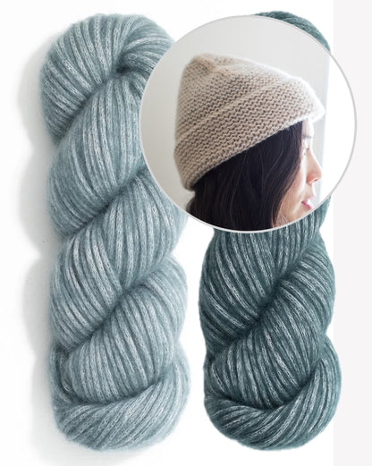 Skov | extra mjuk mössa i Woolfolks luftgarn