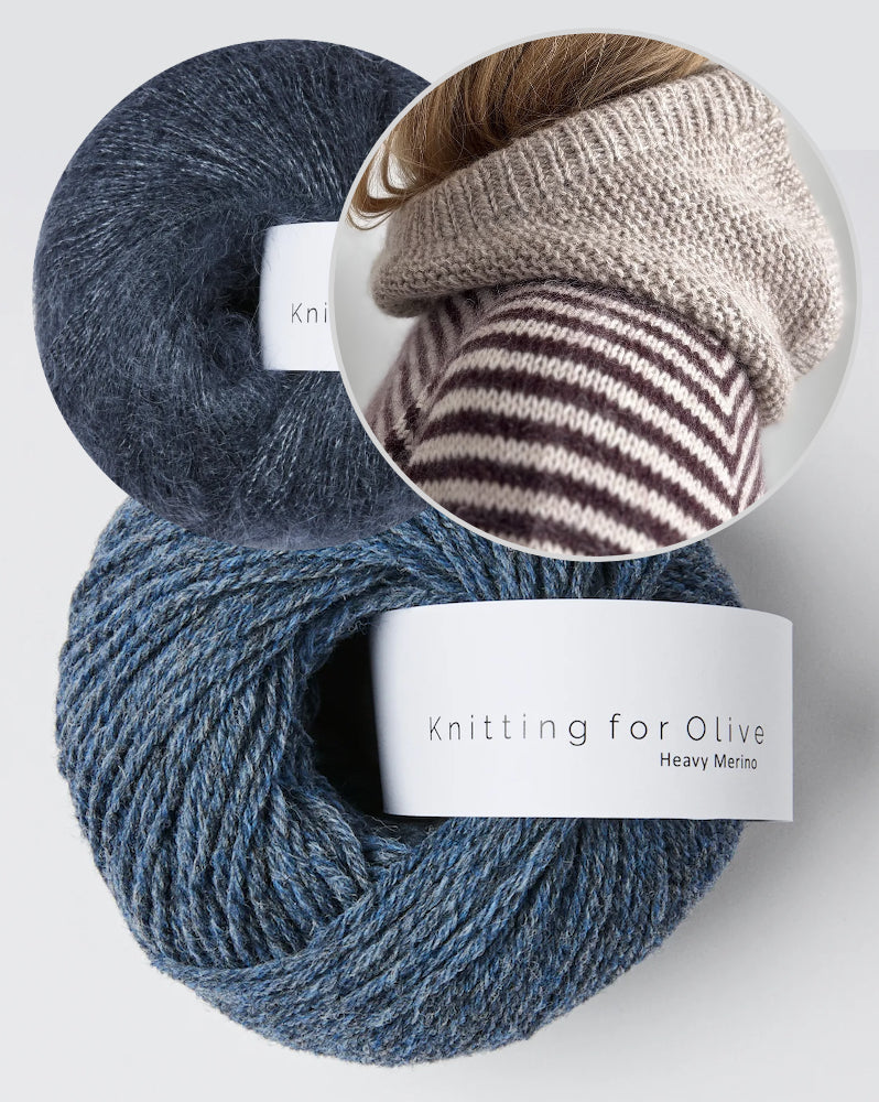 Coco Amour Knitwear Skye Hood mit Heavy Merino und Soft Silk Mohair von Knitting for Olive 7