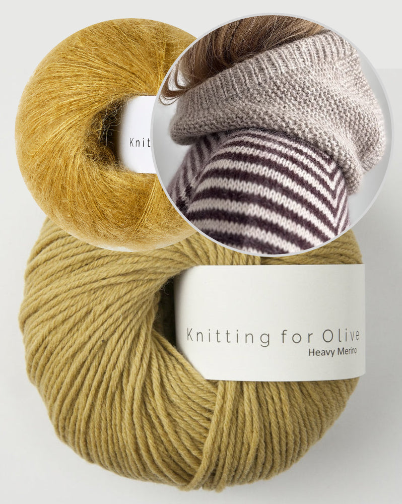 Coco Amour Knitwear Skye Hood mit Heavy Merino und Soft Silk Mohair von Knitting for Olive 5