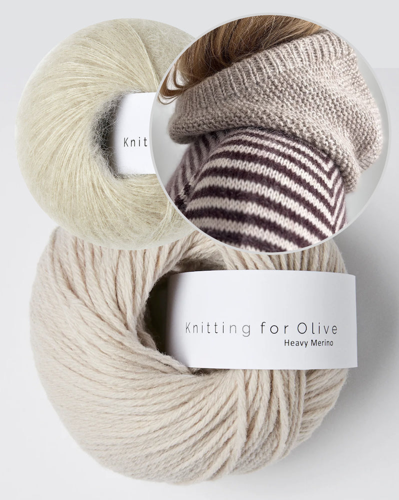 Coco Amour Knitwear Skye Hood mit Heavy Merino und Soft Silk Mohair von Knitting for Olive 9