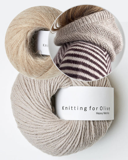 Coco Amour Knitwear Skye Hood mit Heavy Merino und Soft Silk Mohair von Knitting for Olive 4