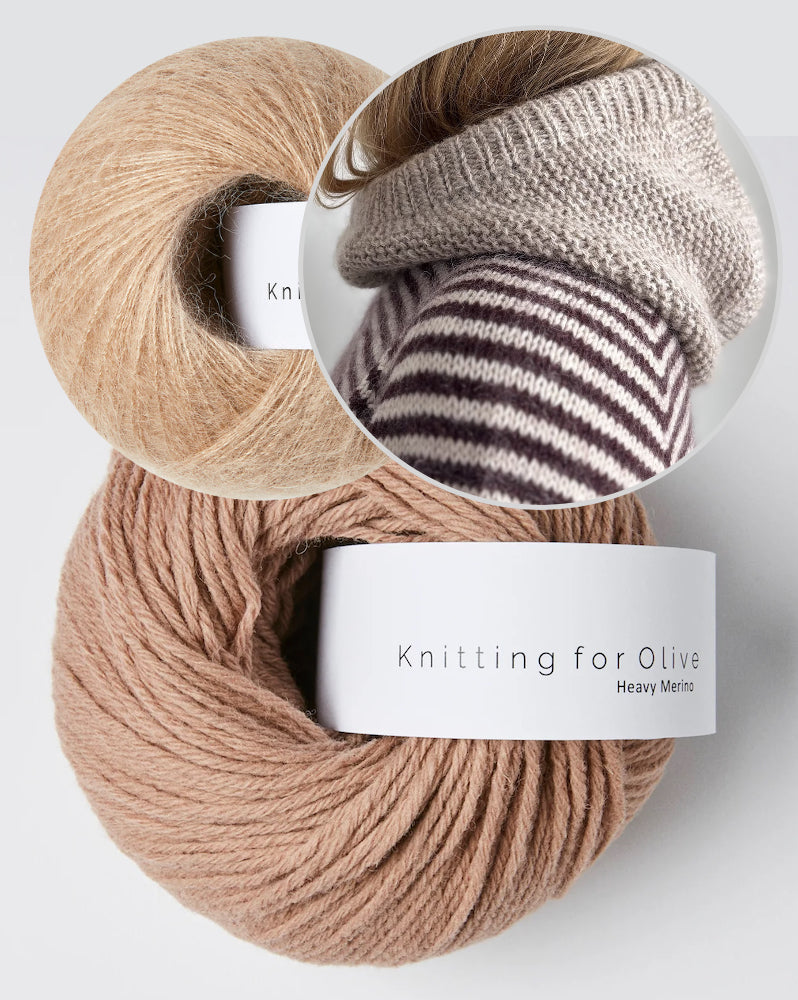Coco Amour Knitwear Skye Hood mit Heavy Merino und Soft Silk Mohair von Knitting for Olive 10