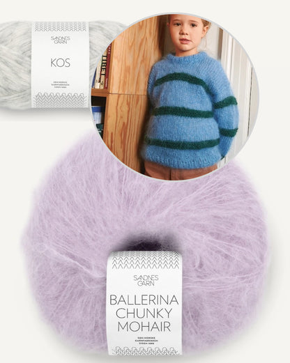 Skye Sweater Kids | auch für Anfänger aus Ballerina Chunky Mohair und Kos
