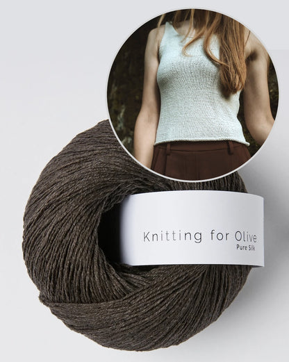 Slipstream Tank | lässig und leicht aus Pure Silk von Knitting for Olive
