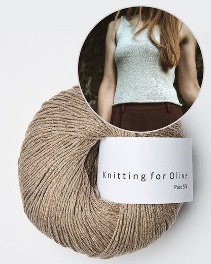 Slipstream Tank | lässig und leicht aus Pure Silk von Knitting for Olive