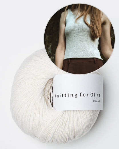 Slipstream Tank | lässig und leicht aus Pure Silk von Knitting for Olive