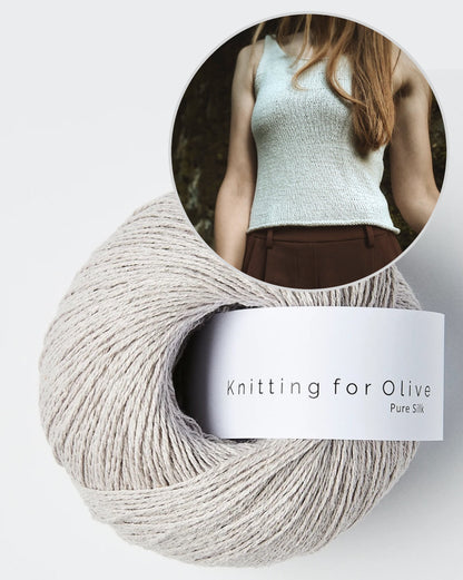 Slipstream Tank | lässig und leicht aus Pure Silk von Knitting for Olive