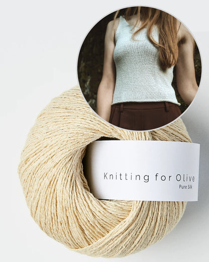 Slipstream Tank | lässig und leicht aus Pure Silk von Knitting for Olive