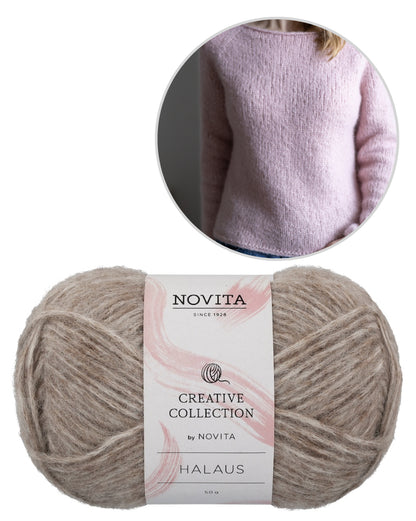 Slow Morning Sweater | lässiger Basic Pullover aus Halaus von Novita