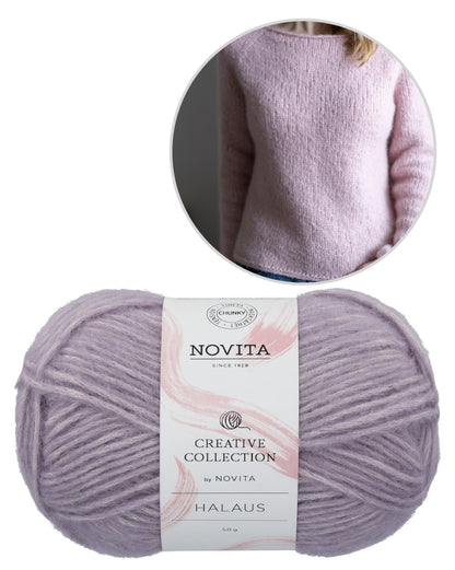 Slow Morning Sweater | lässiger Basic Pullover aus Halaus von Novita