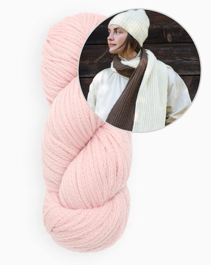 Smith Rock Scarf and Hat Set | passende Mütze und Schal aus Far von Woolfolk