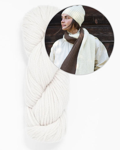 Smith Rock Scarf and Hat Set | passende Mütze und Schal aus Far von Woolfolk