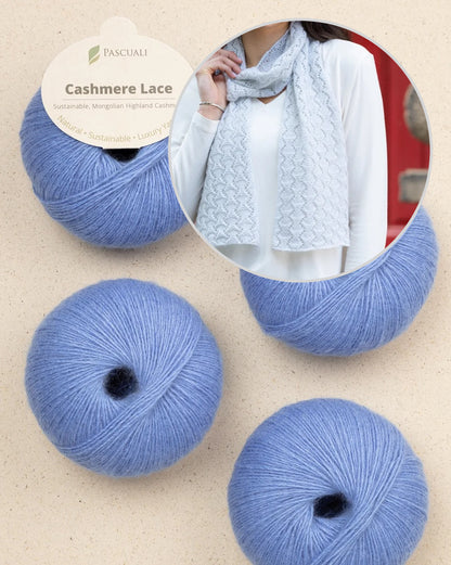 Snowscape'i sall | õrn muster Pascuali Cashmere Lace'ist