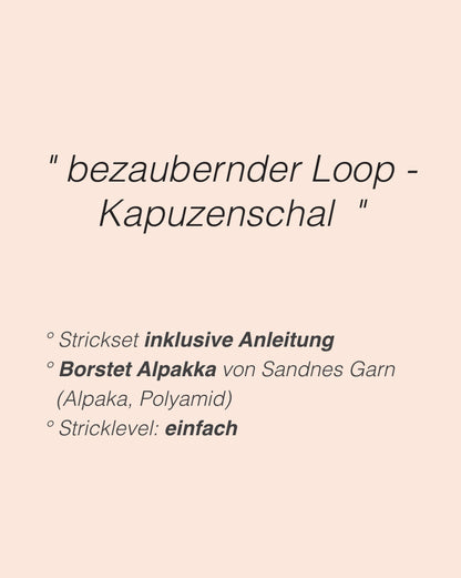 Snuggle Hood | Loop Kapuzenschal aus Borstet Alpakka von Sandnes Garn