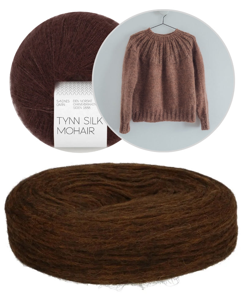 Ulvenknit Soft Spoken Sweater mit Plötulopi von Lopi Island und Tynn Silk Mohair von Sandnes Garn 10