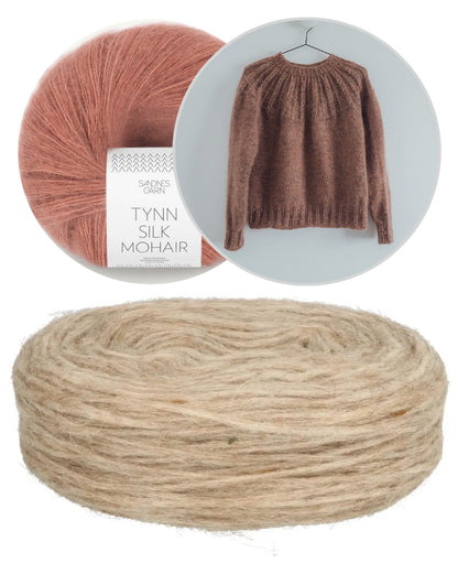 Ulvenknit Soft Spoken Sweater mit Plötulopi von Lopi Island und Tynn Silk Mohair von Sandnes Garn 7