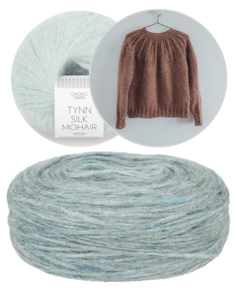 Ulvenknit Soft Spoken Sweater mit Plötulopi von Lopi Island und Tynn Silk Mohair von Sandnes Garn 11