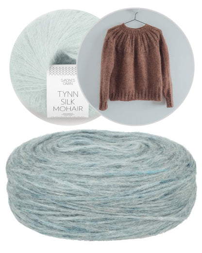 Ulvenknit Soft Spoken Sweater mit Plötulopi von Lopi Island und Tynn Silk Mohair von Sandnes Garn 11