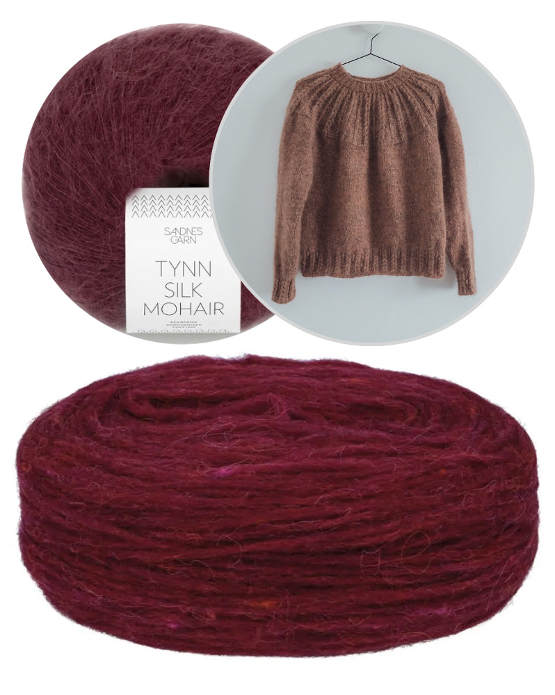 Ulvenknit Soft Spoken Sweater mit Plötulopi von Lopi Island und Tynn Silk Mohair von Sandnes Garn 12