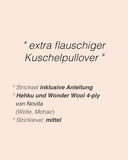 Solju Sweater | oversize Kuschelpullover aus Hehku und Wonder Wool 4-ply von Novita