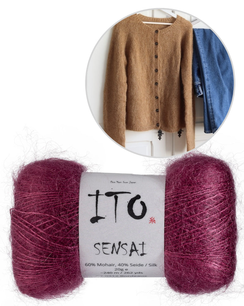 Sonnenstunden Cardigan von Evgeniya Dupliy mit Sensai von ITO Yarn 15
