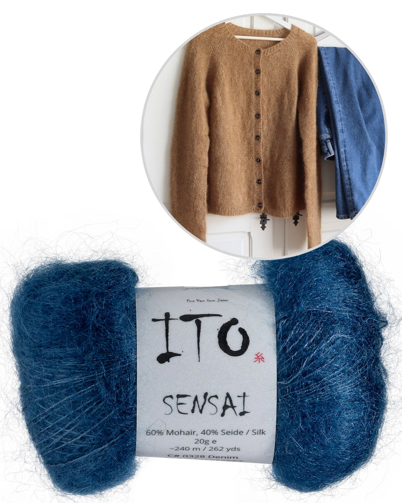 Sonnenstunden Cardigan von Evgeniya Dupliy mit Sensai von ITO Yarn 14