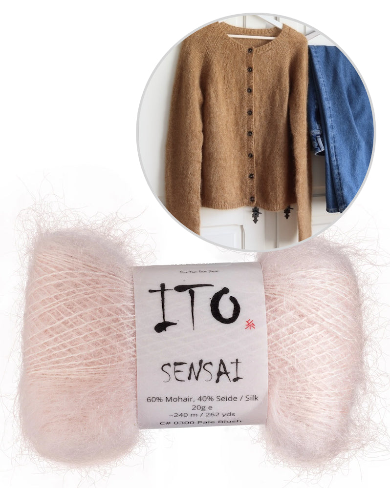 Sonnenstunden Cardigan von Evgeniya Dupliy mit Sensai von ITO Yarn 16
