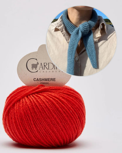 PetiteKnit Sophie Scarf mit Cardiff Cashmere Classic 20