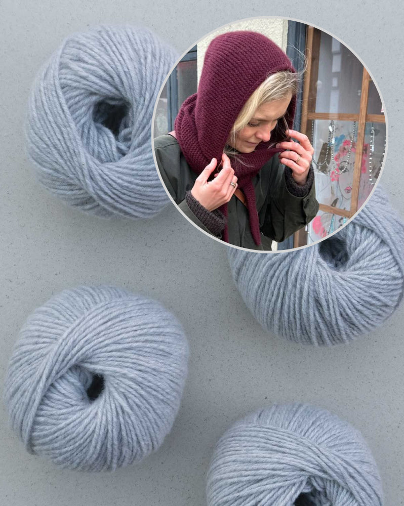 PetiteKnit Sophie Hood mit Cashmere Charis von Pascuali 10