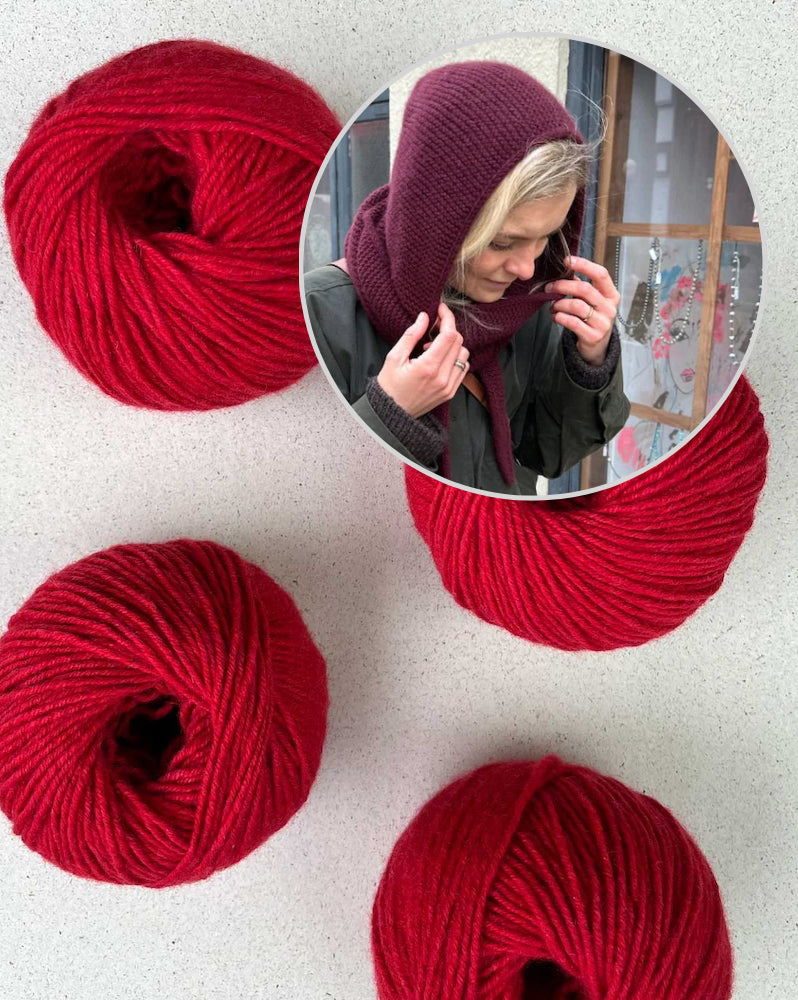 PetiteKnit Sophie Hood mit Cashmere Charis von Pascuali 12