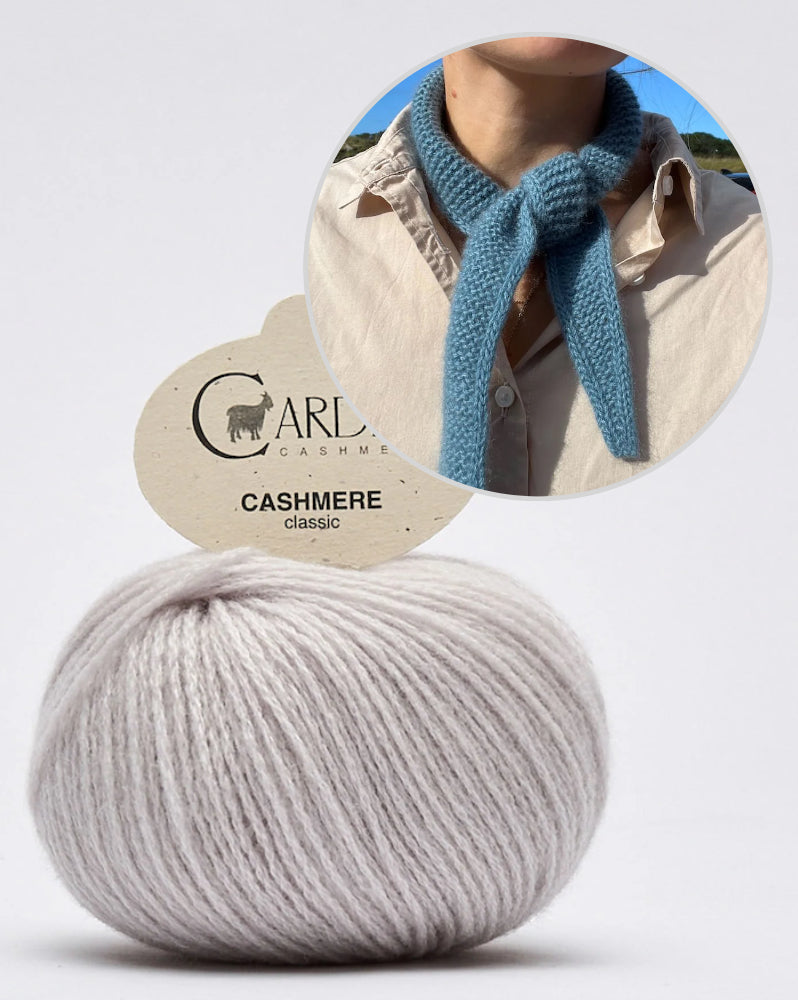 PetiteKnit Sophie Scarf mit Cardiff Cashmere Classic 19