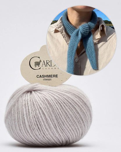 PetiteKnit Sophie Scarf mit Cardiff Cashmere Classic 19