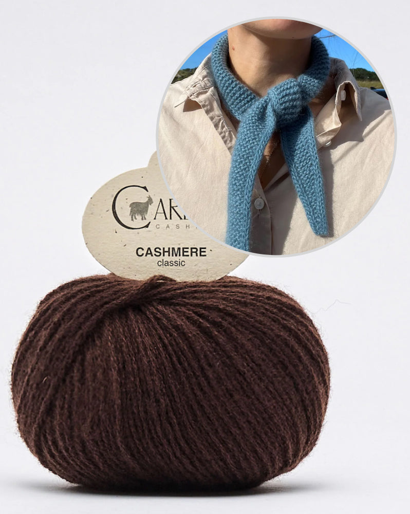 PetiteKnit Sophie Scarf mit Cardiff Cashmere Classic 17