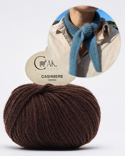 PetiteKnit Sophie Scarf mit Cardiff Cashmere Classic 17