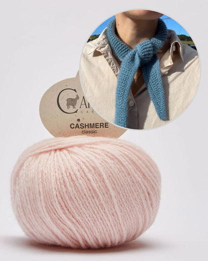 PetiteKnit Sophie Scarf mit Cardiff Cashmere Classic 16