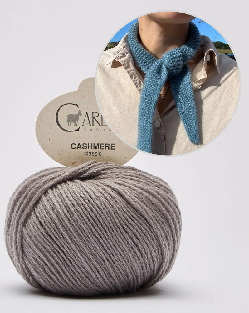 PetiteKnit Sophie Scarf mit Cardiff Cashmere Classic 15