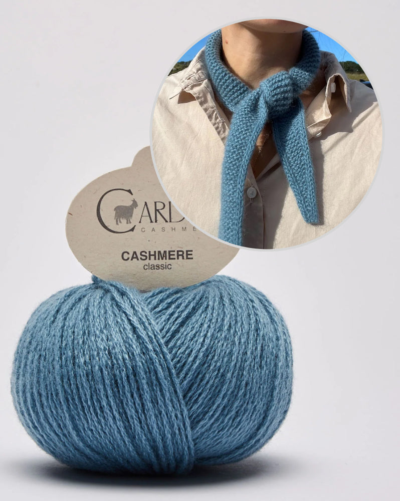 PetiteKnit Sophie Scarf mit Cardiff Cashmere Classic 21