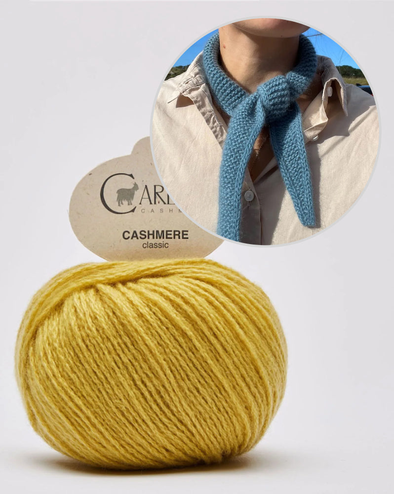 PetiteKnit Sophie Scarf mit Cardiff Cashmere Classic 21