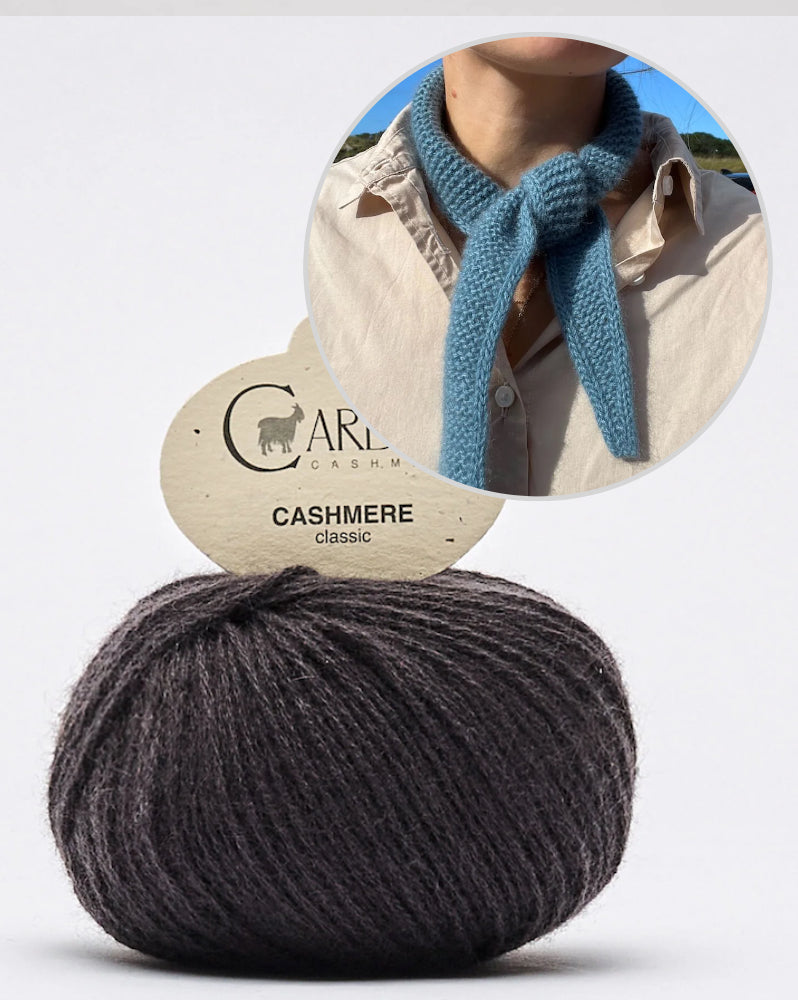PetiteKnit Sophie Scarf mit Cardiff Cashmere Classic 23