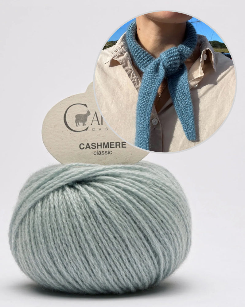 PetiteKnit Sophie Scarf mit Cardiff Cashmere Classic 20